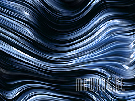 stylisches tapetendesign blau schwarz wellen metalloptik
