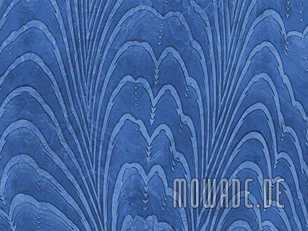 exklusive tapete blau dezentes damast-muster